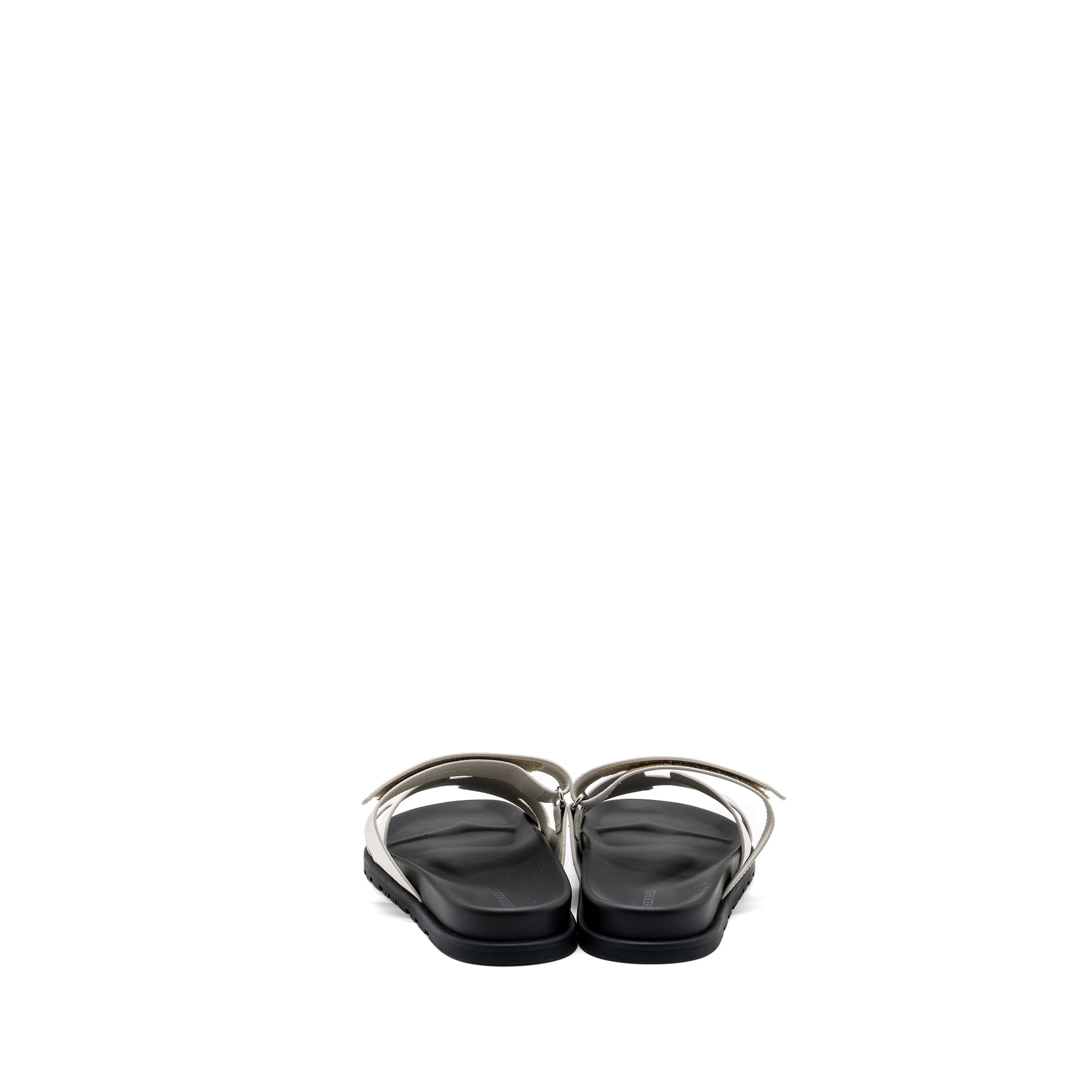 HERMES CHYPRE SANDALS EPSOM BEIGE GLAISE