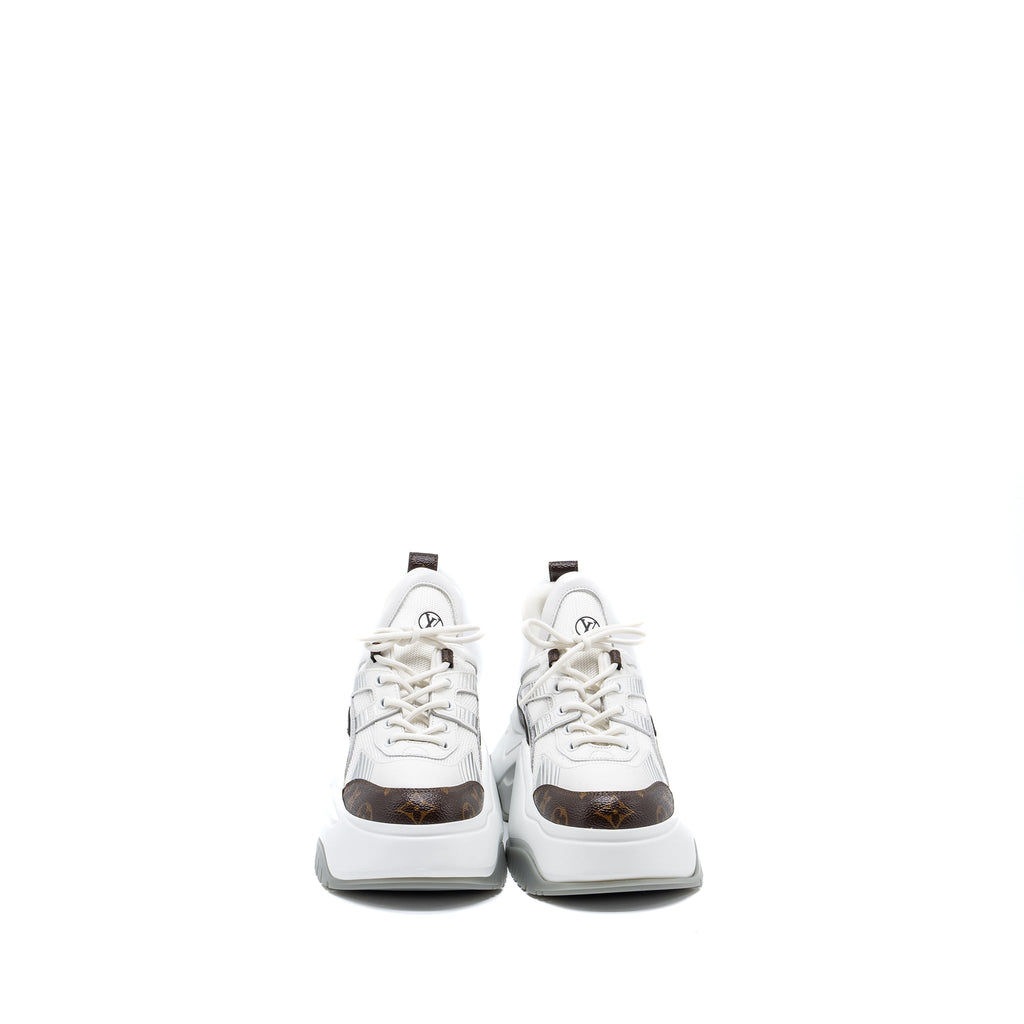 LOUIS VUITTON ARCHLIGHT . TRAINERS MONOGRAM WHITE