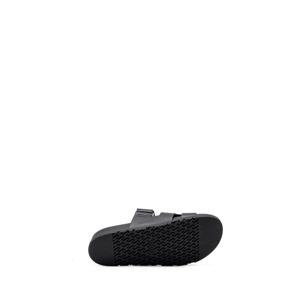 HERMES MEN'S CHYPRE SANDALS BLACK SHW