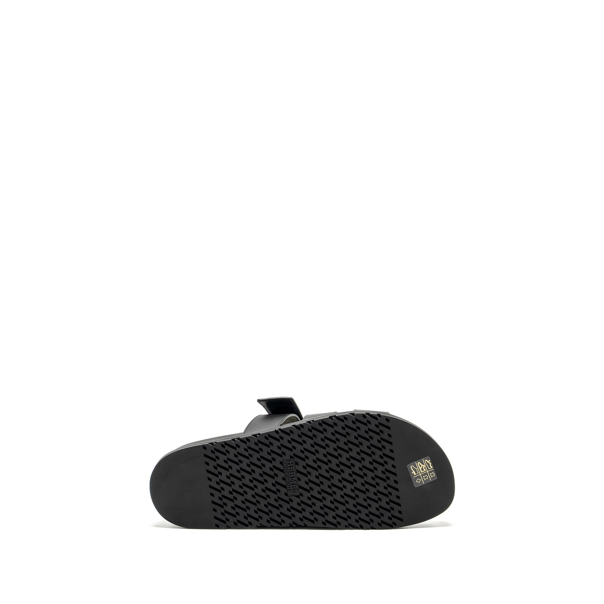 HERMES HOMME CHYPRE SANDALS BLACK
