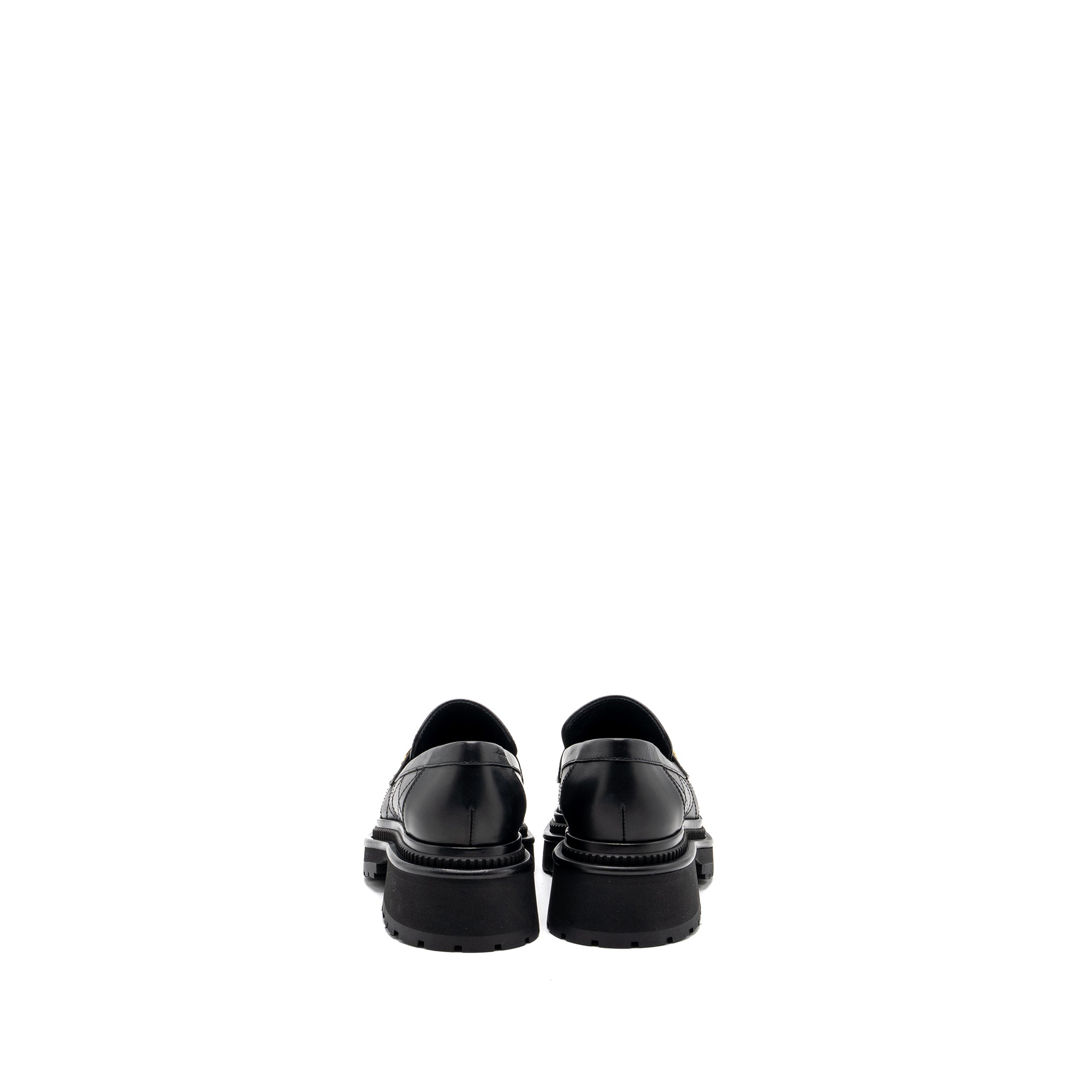 CHANEL CC LOGO LOAFER BLACK GHW