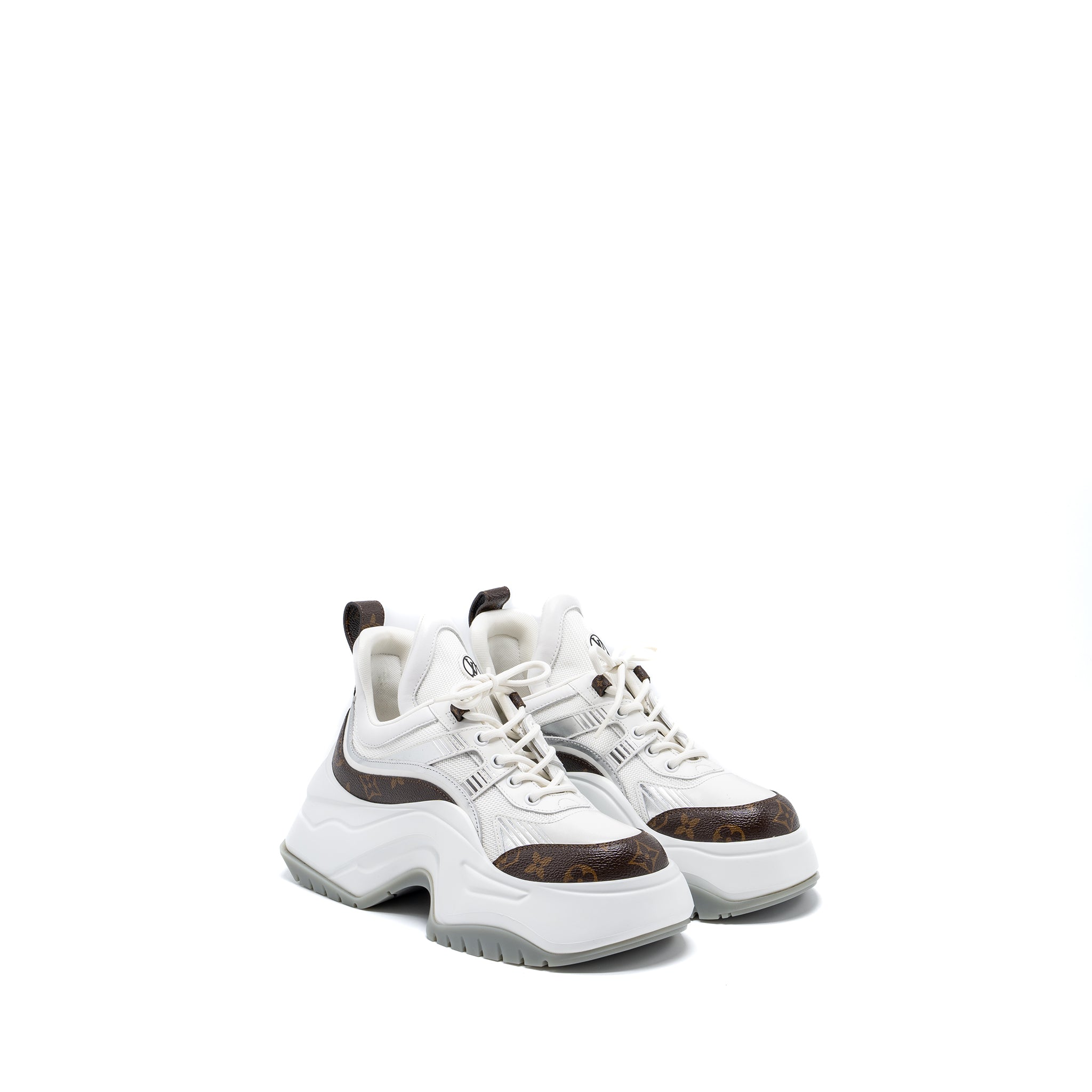 LOUIS VUITTON ARCHLIGHT . TRAINERS MONOGRAM WHITE