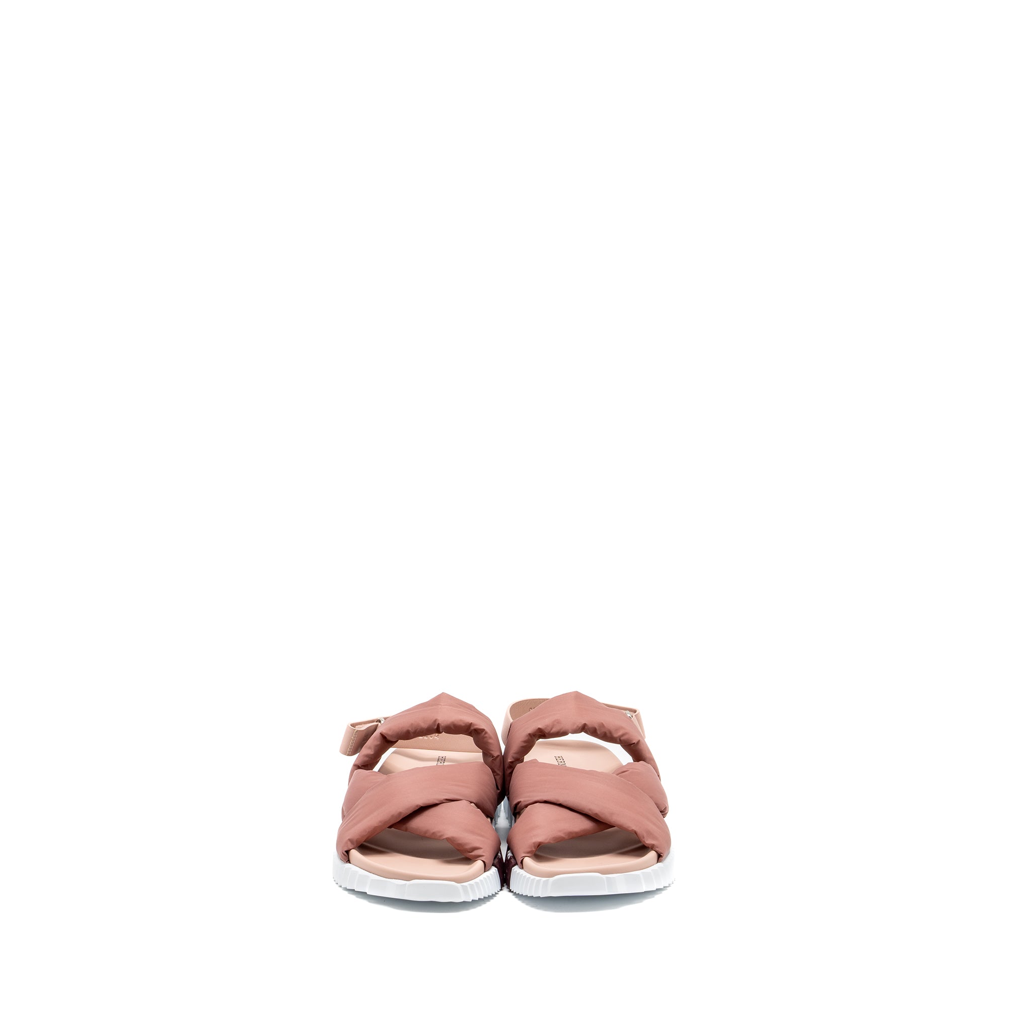 HERMES ELECTRIC SANDAL FABRIC/ CALFSKIN PINK