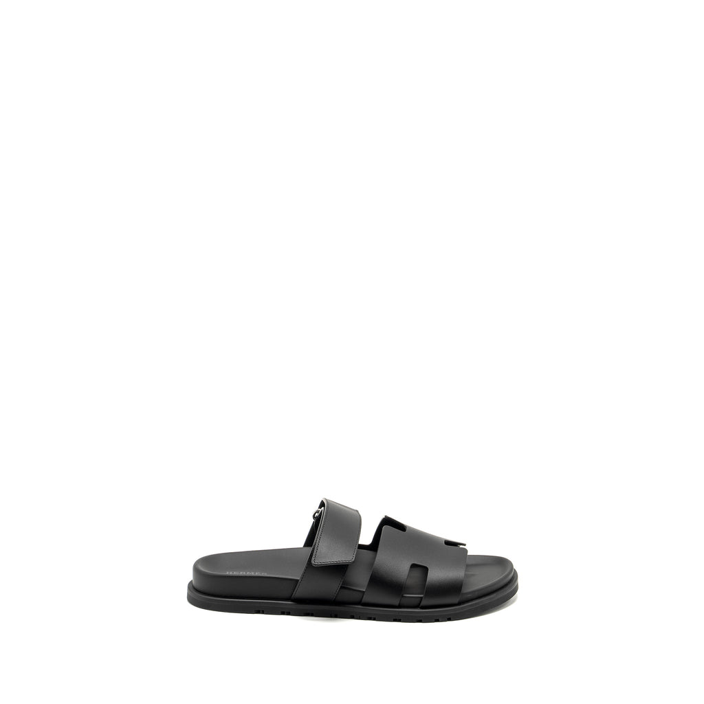 HERMES HOMME CHYPRE SANDALS BLACK