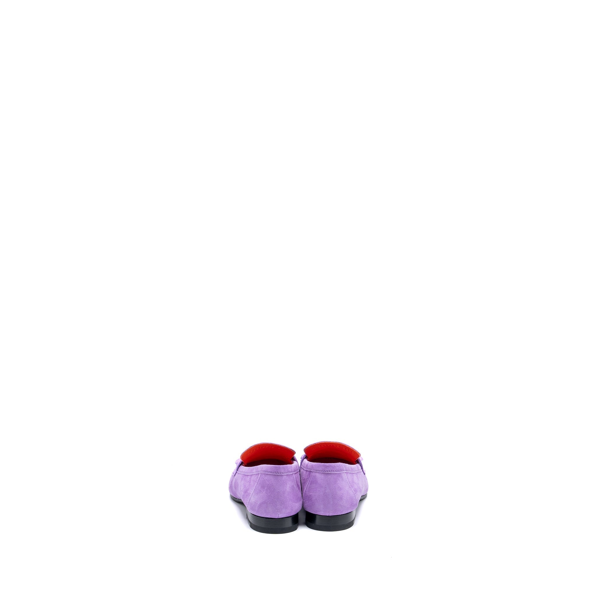 HERMES MOCASSINS ROYAL LOAFER SUEDE PURPLE