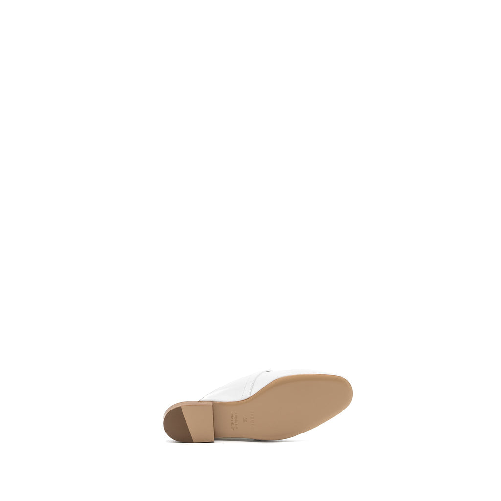 HERMES OZ MULE CALFSKIN BLANC RGHW