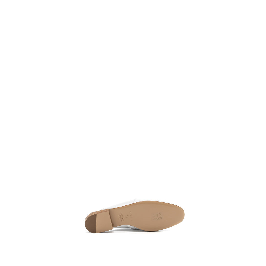 HERMES OZ MULE CALFSKIN BLANC RGHW