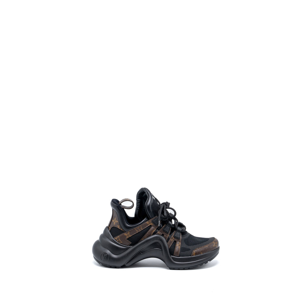 LOUIS VUITTON ARCHLIGHT TRAINERS MONOGRAM BLACK