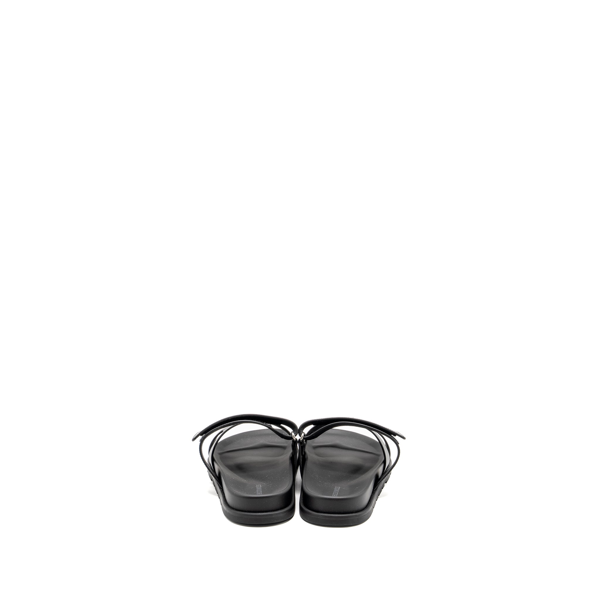 HERMES MEN’S CHYPRE SANDALS BLACK