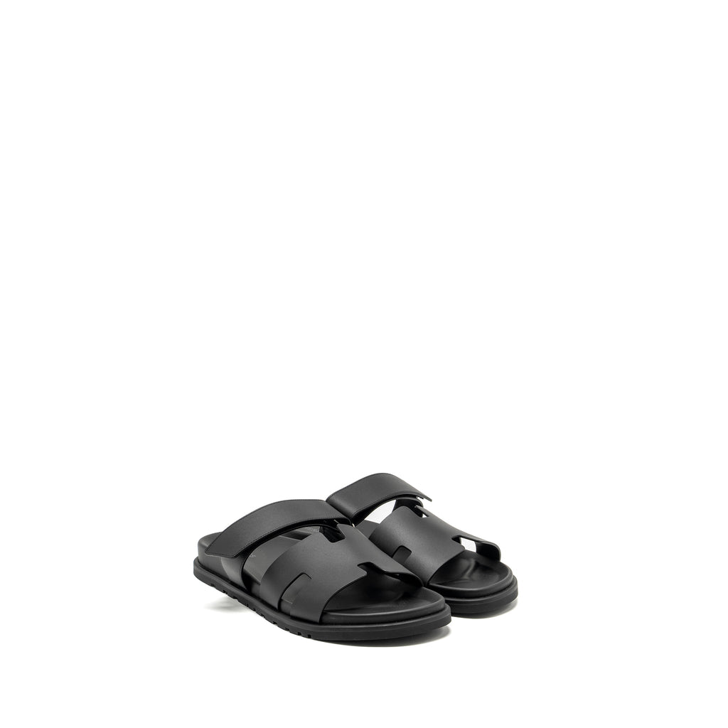 HERMES HOMME CHYPRE SANDALS BLACK