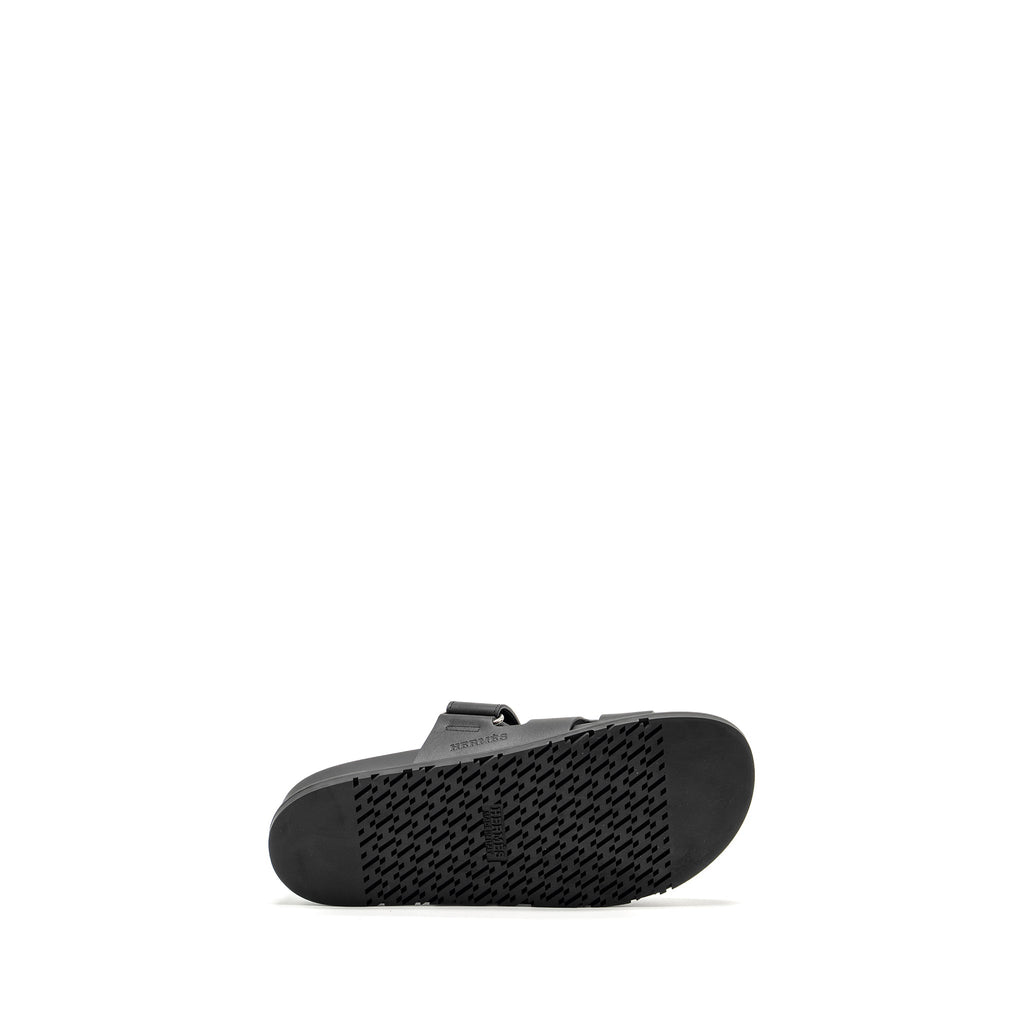 HERMES HOMME CHYPRE SANDALS BLACK
