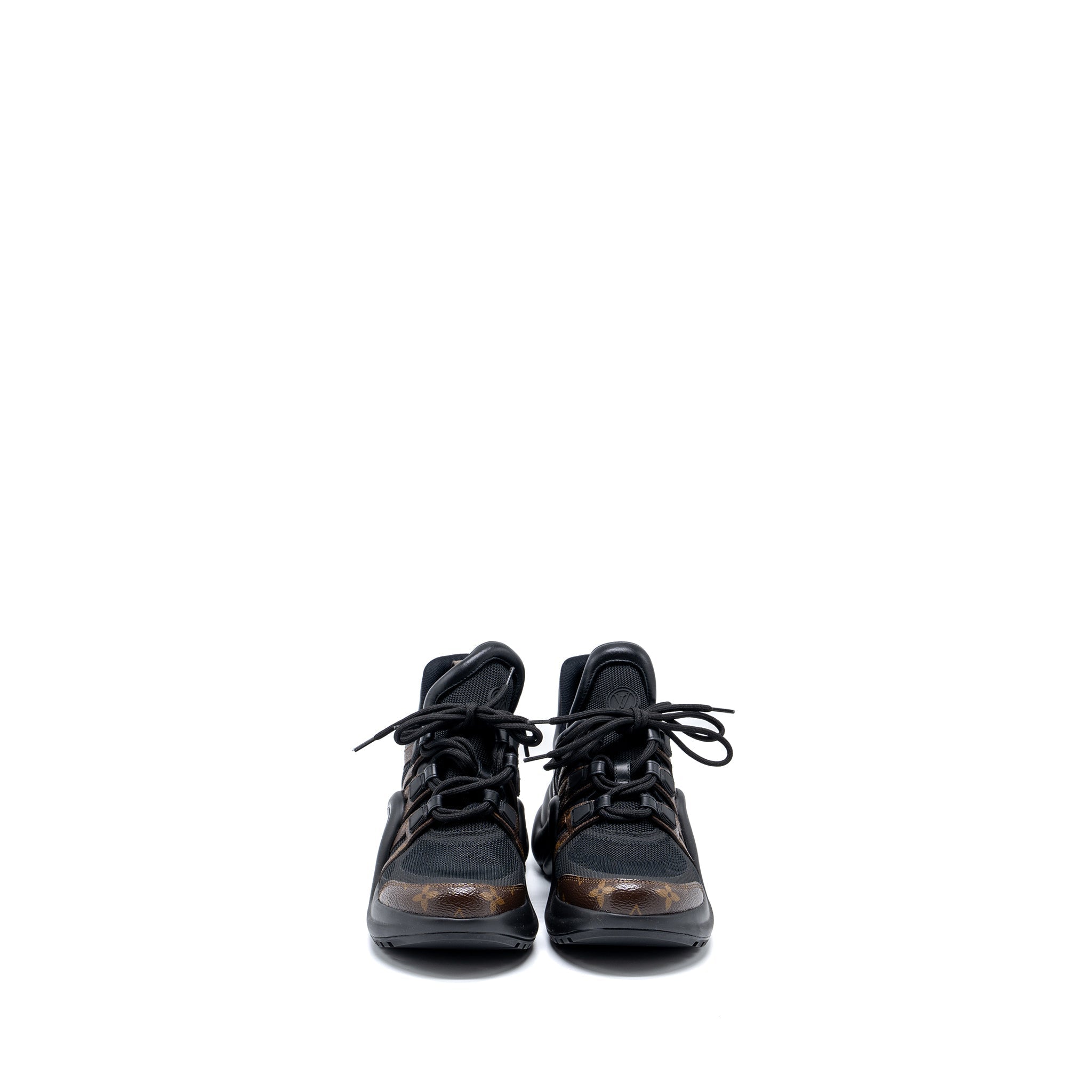 LOUIS VUITTON ARCHLIGHT TRAINERS MONOGRAM BLACK