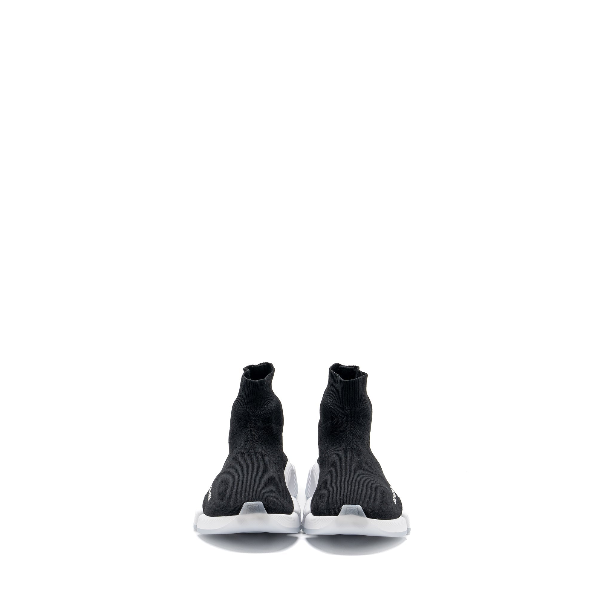 BALENCIAGA SPEED . RECYCLED KNIT SNEAKERS BLACK/WHITE