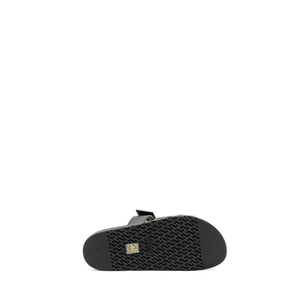 HERMES HOMME CHYPRE SANDALS BLACK