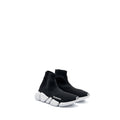 BALENCIAGA SPEED . RECYCLED KNIT SNEAKERS BLACK/WHITE