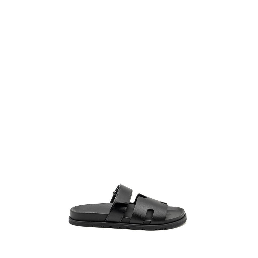 HERMES HOMME CHYPRE SANDALS BLACK