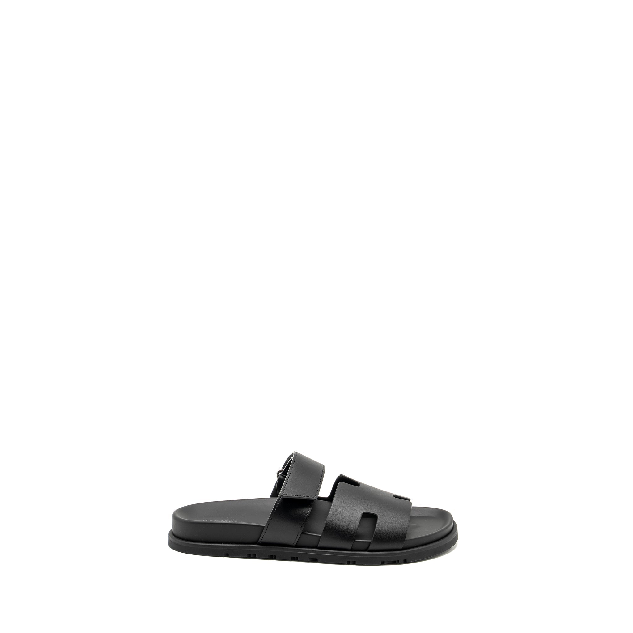 HERMES HOMME CHYPRE SANDALS BLACK
