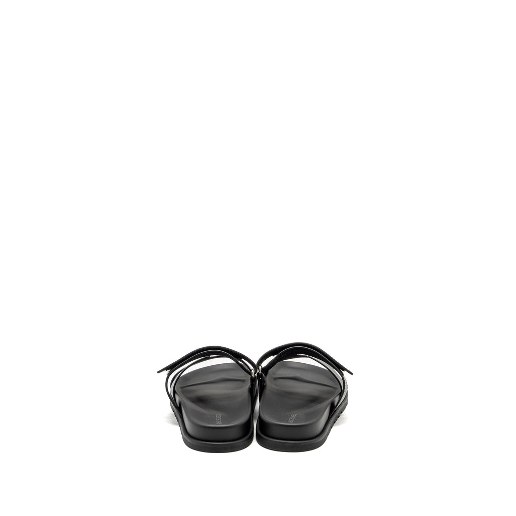 HERMES HOMME CHYPRE SANDALS BLACK