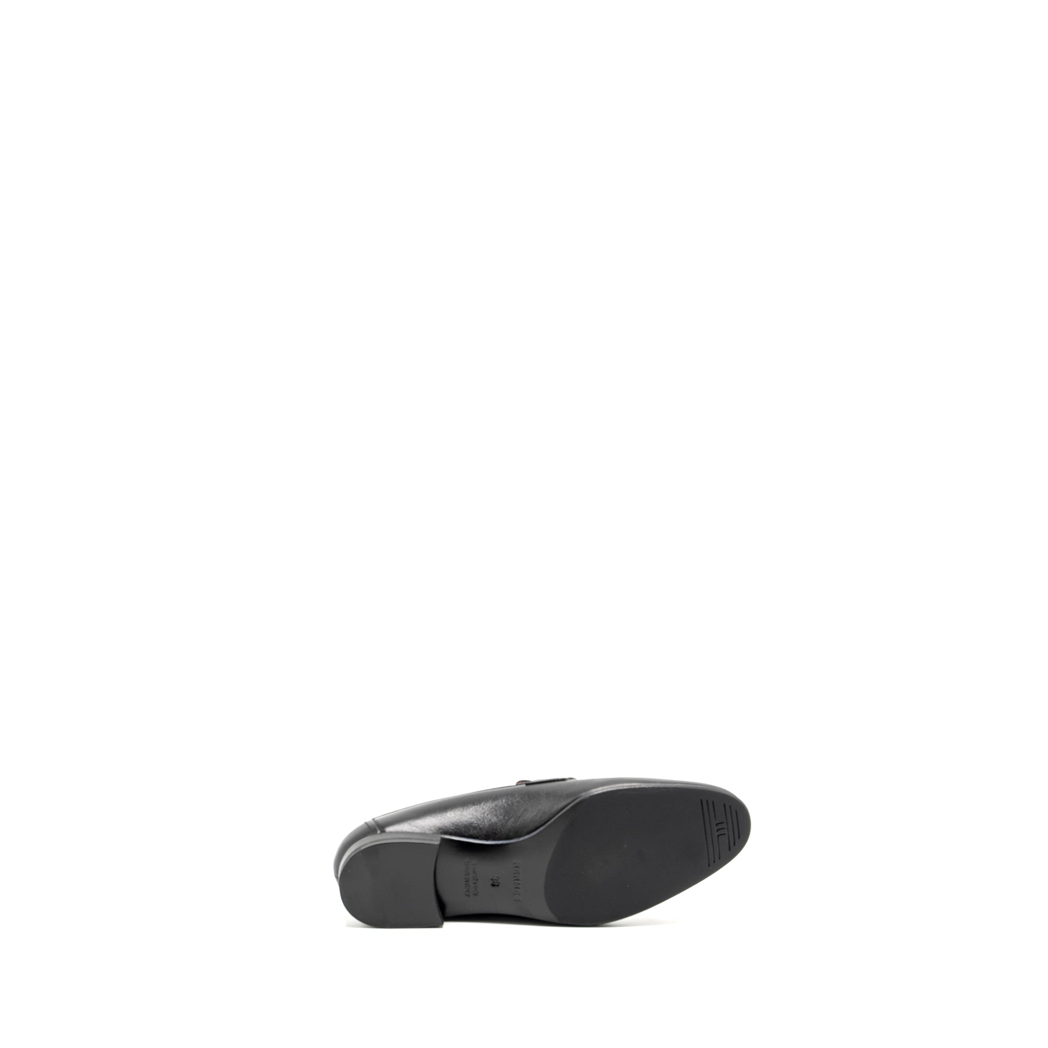 HERMES PARIS LOAFER GOATSKIN BLACK SHW
