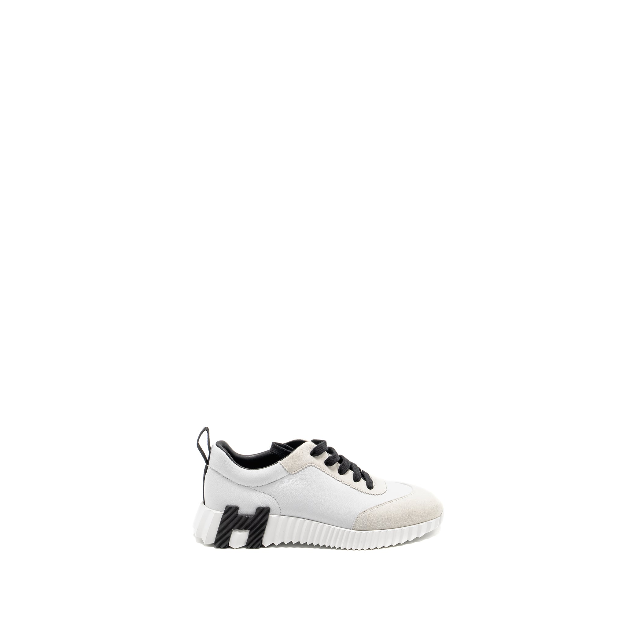 HERMES FEMME BOUNCING SNEAKER WHITE/BLACK