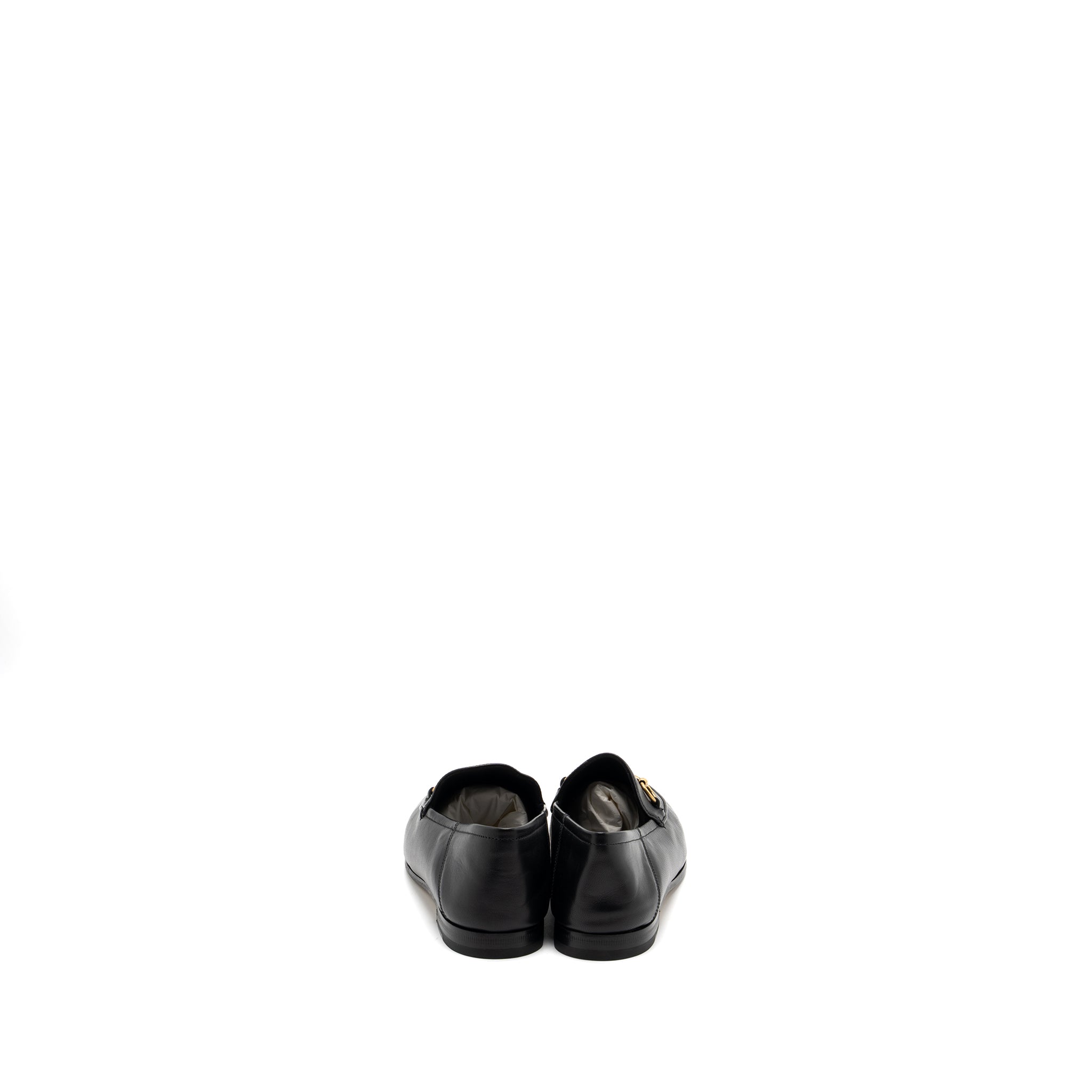 GUCCI JORDAAN LOAFER BLACK GHW