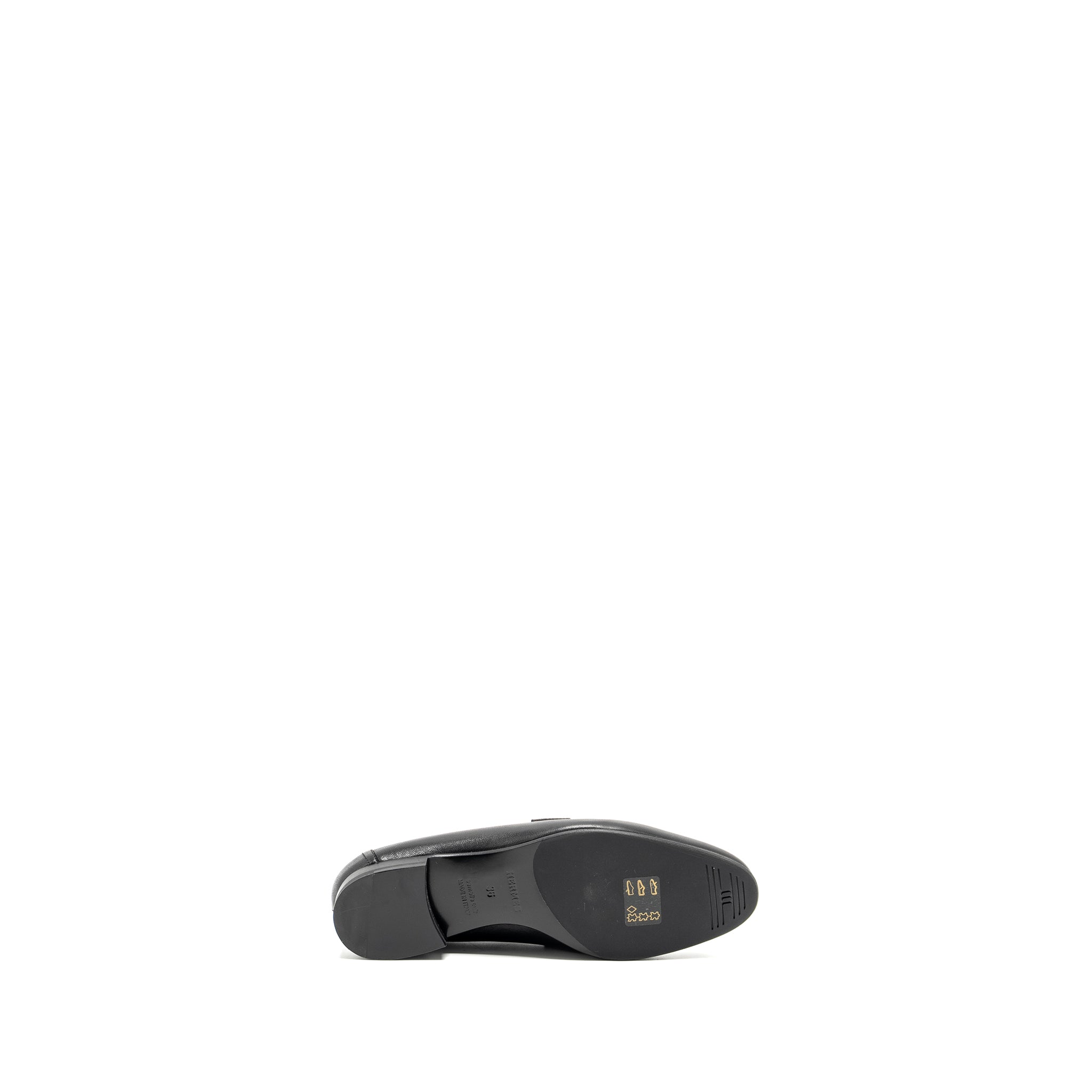 HERMES PARIS LOAFER GOATSKIN BLACK SHW