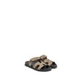 HERMES CHYPRE SANDALS EPSOM ETOUPE