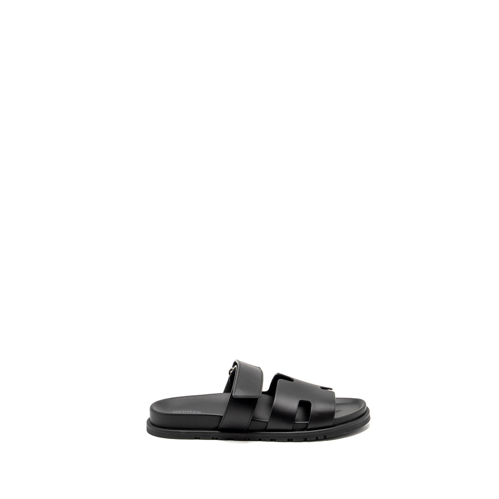 HERMES MEN’S CHYPRE SANDALS BLACK
