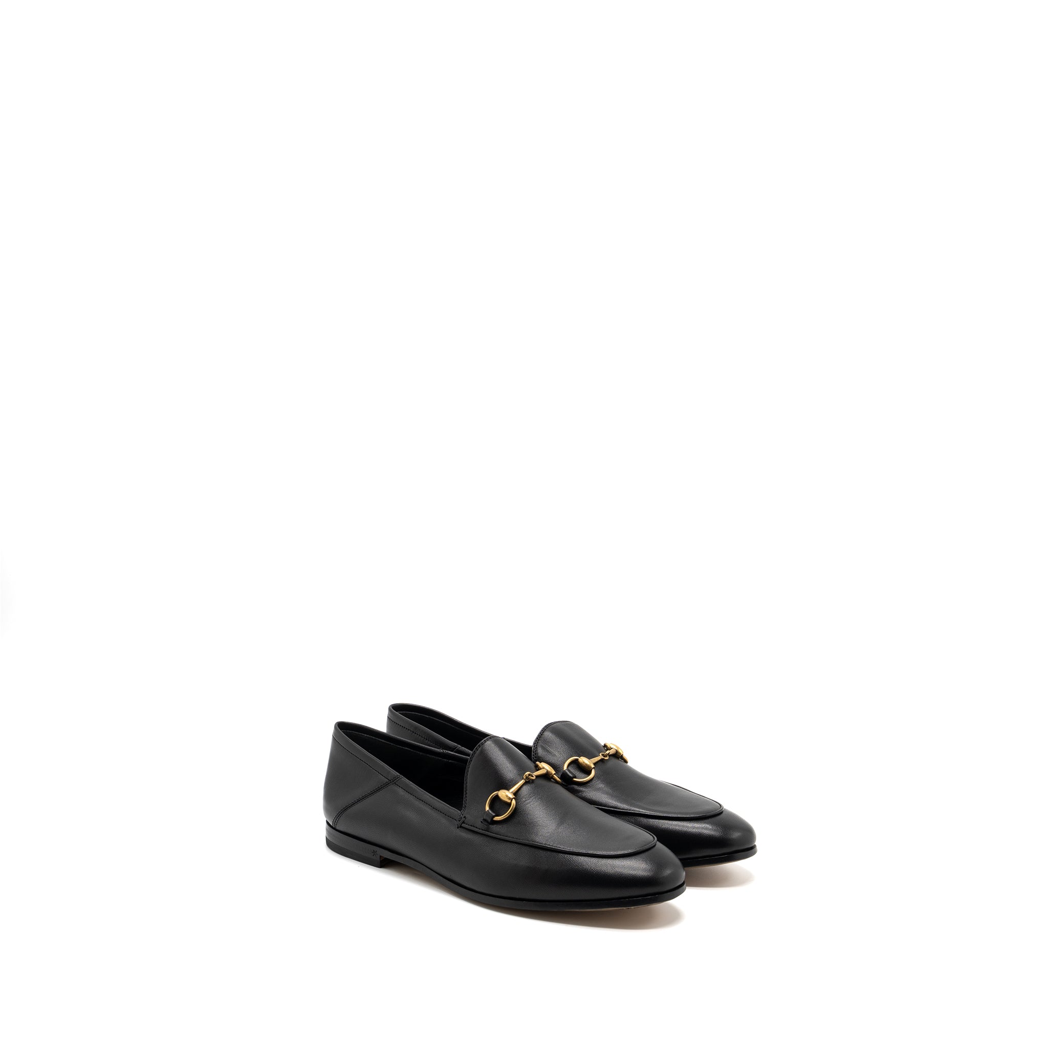 GUCCI JORDAAN LOAFER BLACK GHW