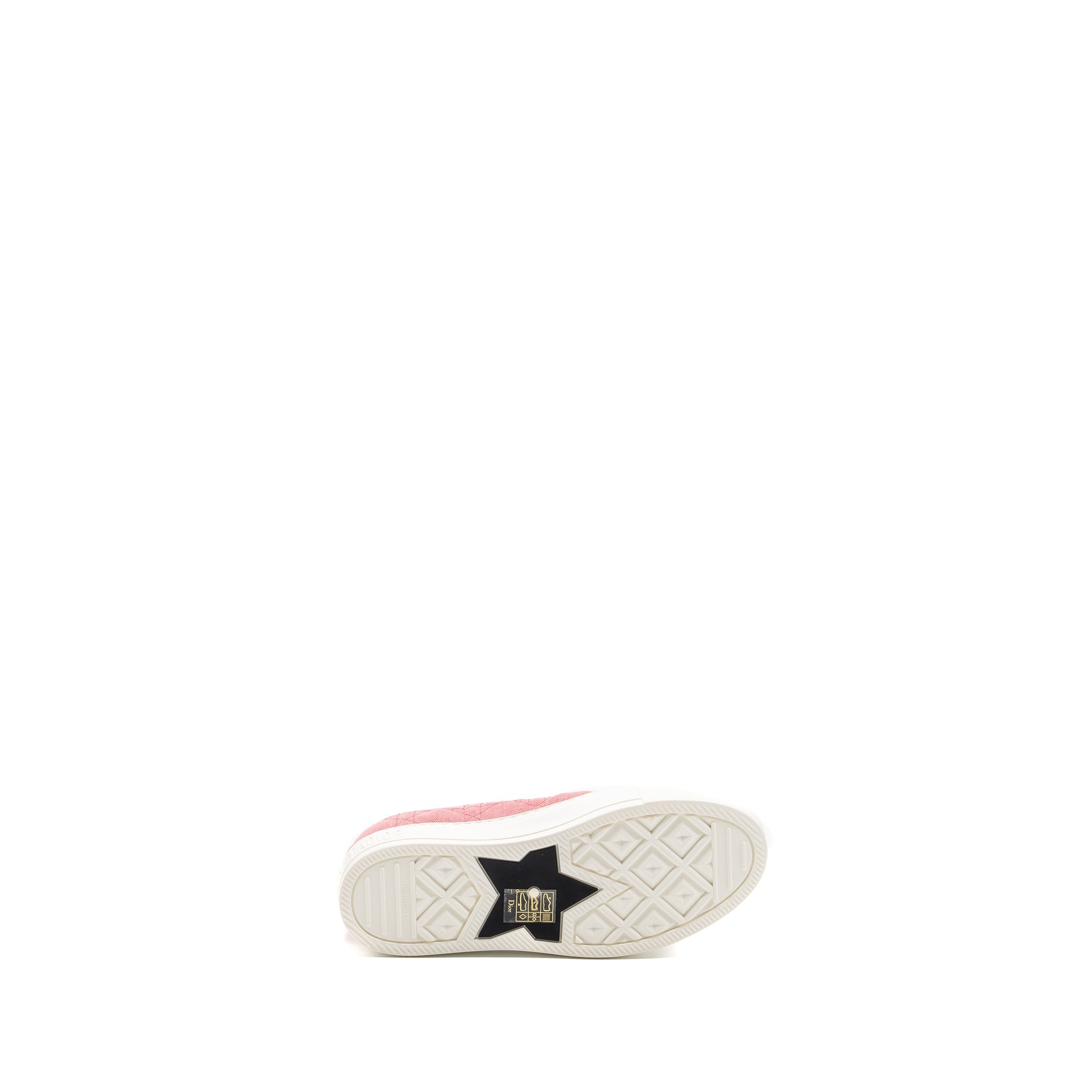 DIOR WALK N DIOR SNEAKER CANNAGE QUILTED TAFFY PINK