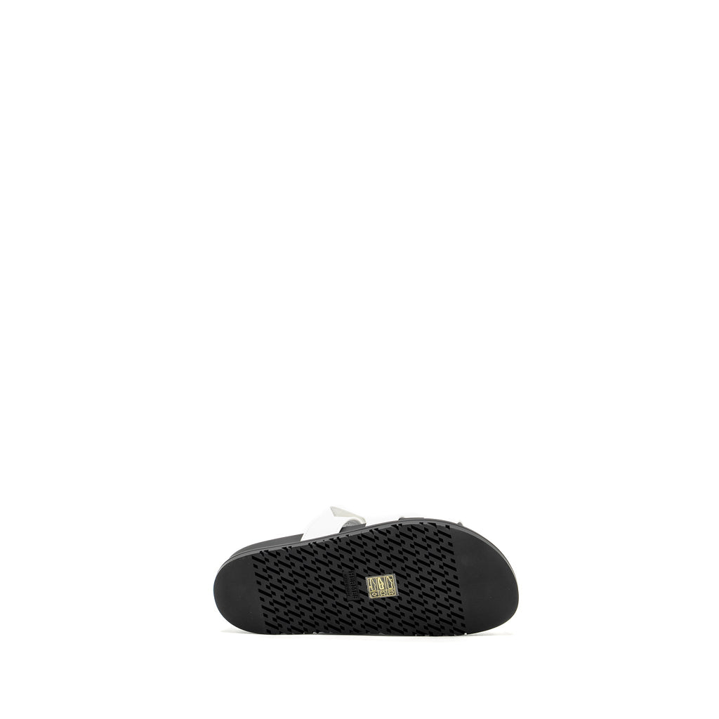 HERMES CHYPRE SANDALS WHITE
