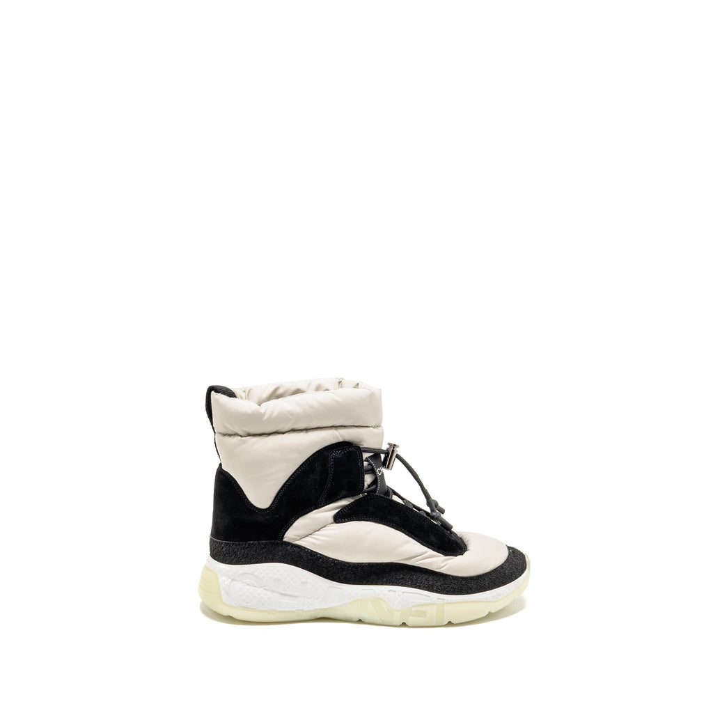 CHANEL SPORTY ANKLE BOOTS NYLON/SUEDE MULTICOLOURED