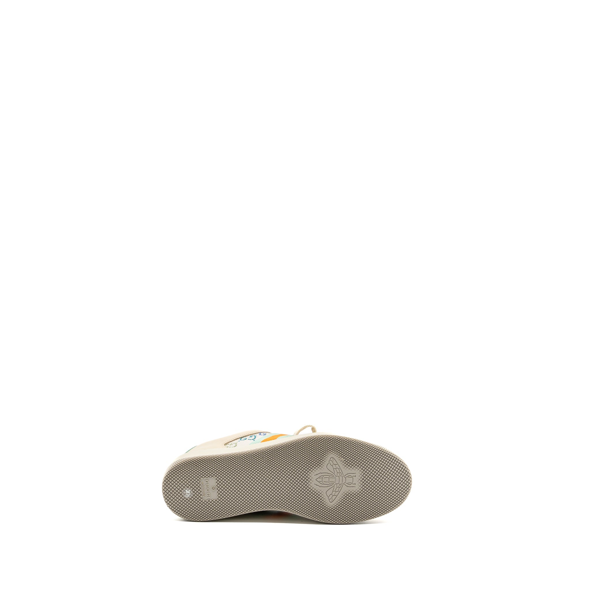 GUCCI SNEAKER LEATHER/FABRIC/CRYSTAL MULTICOLOUR