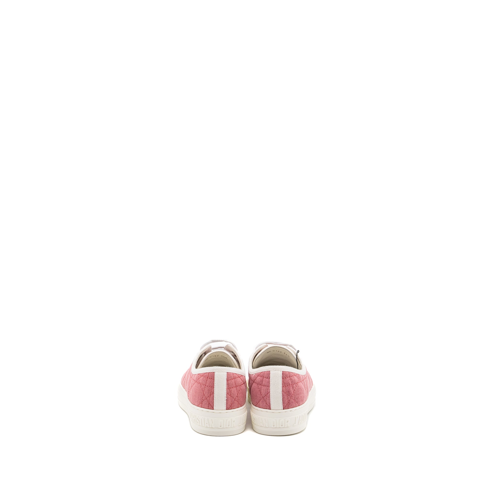 DIOR WALK N DIOR SNEAKER CANNAGE QUILTED TAFFY PINK