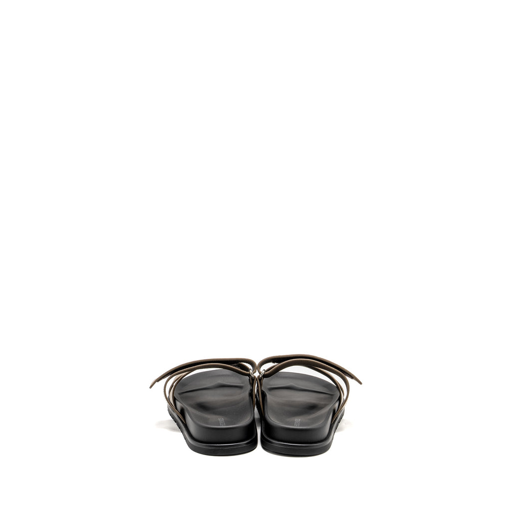 HERMES HOMME CHYPRE SANDALS EPSOM ETOUPE