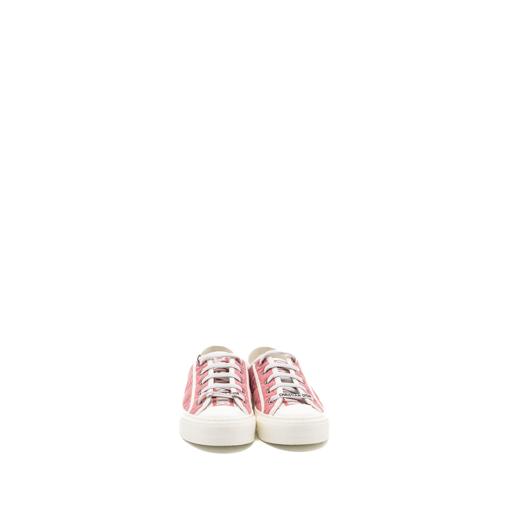 DIOR WALK N DIOR SNEAKER CANNAGE QUILTED TAFFY PINK