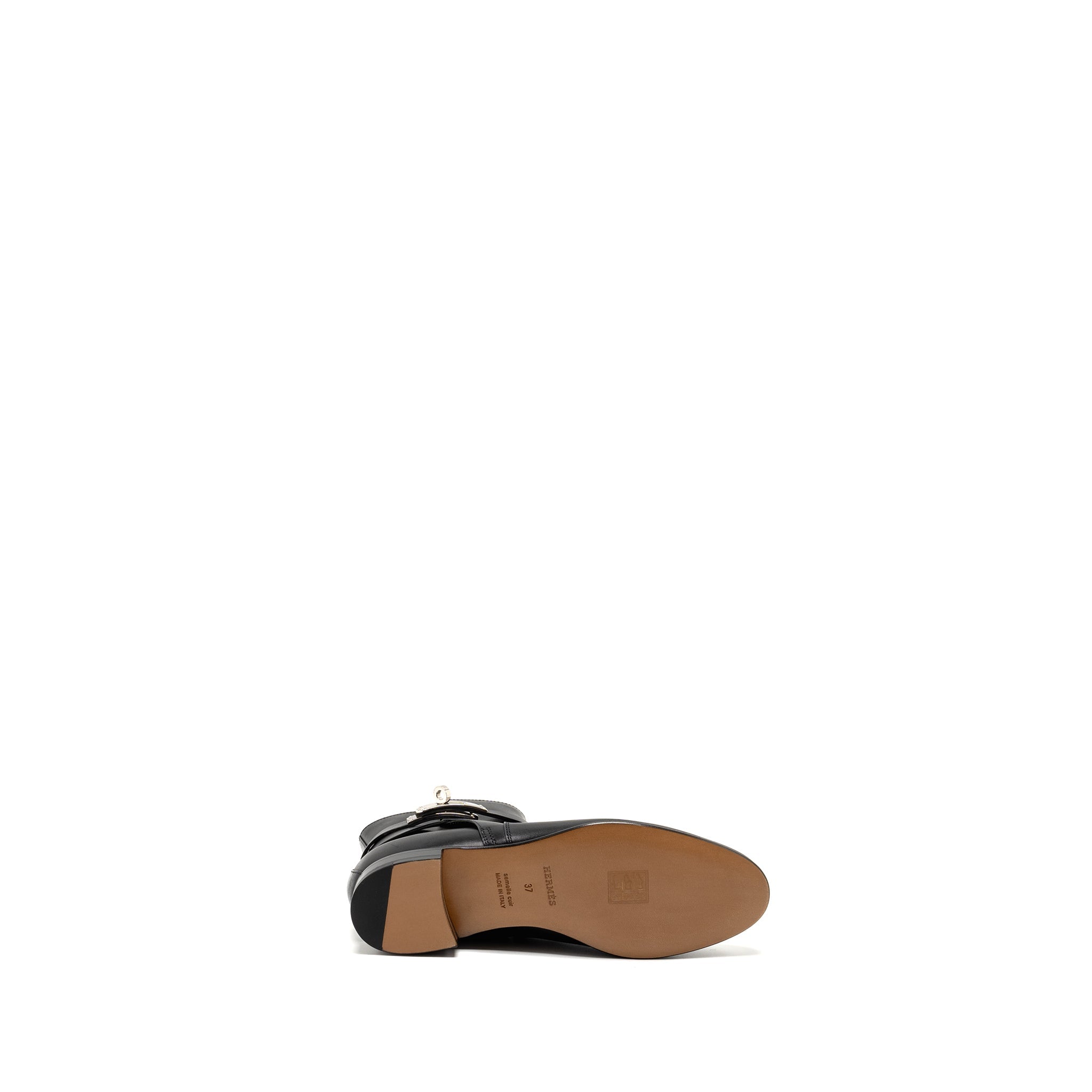 HERMES NEO ANKLE BOOTS CALFSKIN BLACK SHW