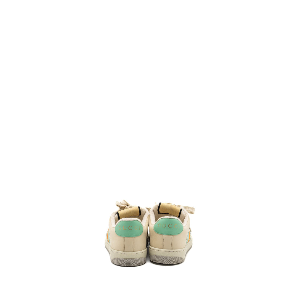 GUCCI SNEAKER LEATHER/FABRIC/CRYSTAL MULTICOLOUR