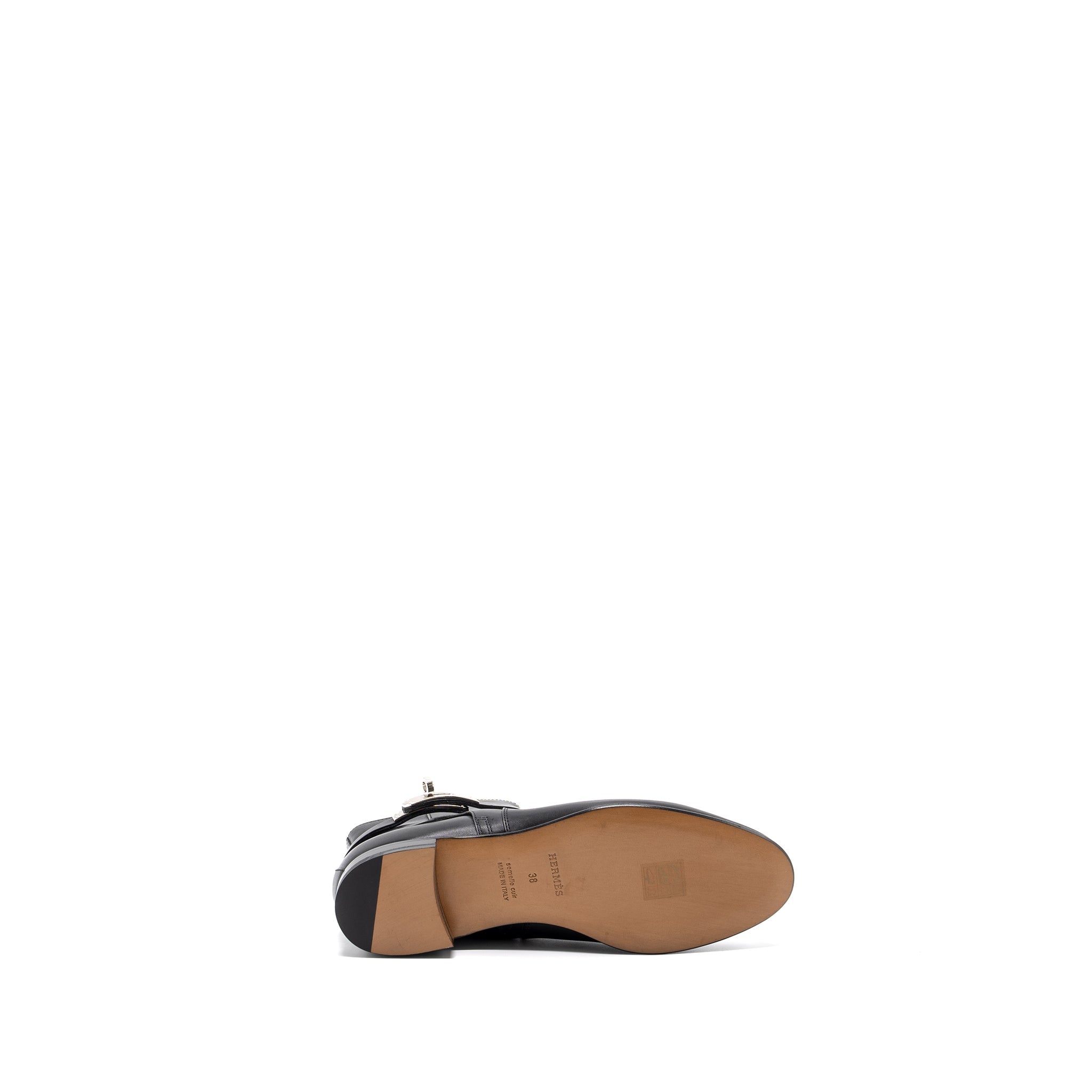 HERMES NEO ANKLE BOOTS CALFSKIN BLACK SHW