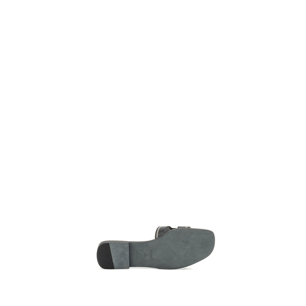 HERMES ORAN SANDALS BLACK LIMITED CONDITION