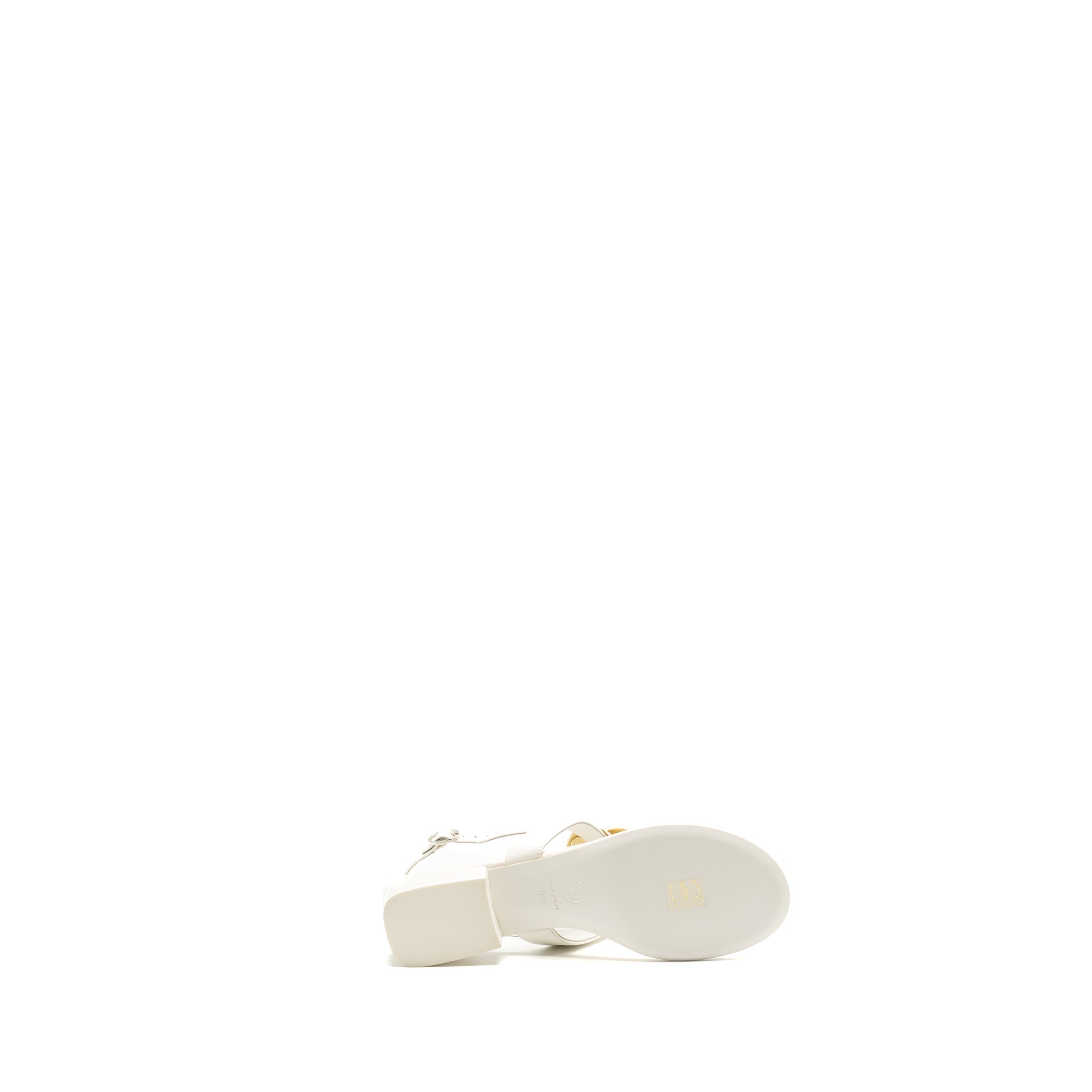 CHANEL CAMELLIA SANDALS WHITE