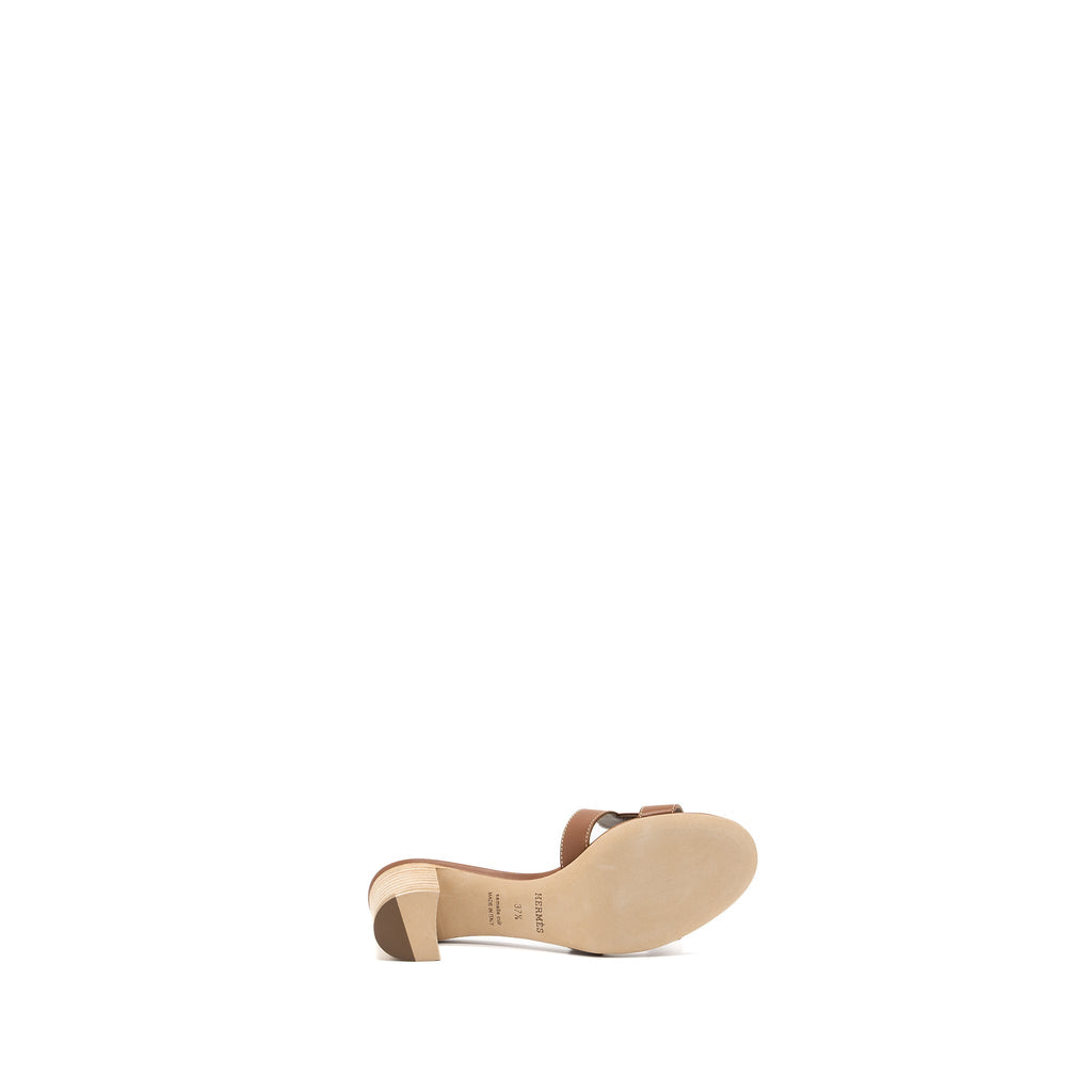 HERMES OASIS SANDAL CALFSKIN GOLD