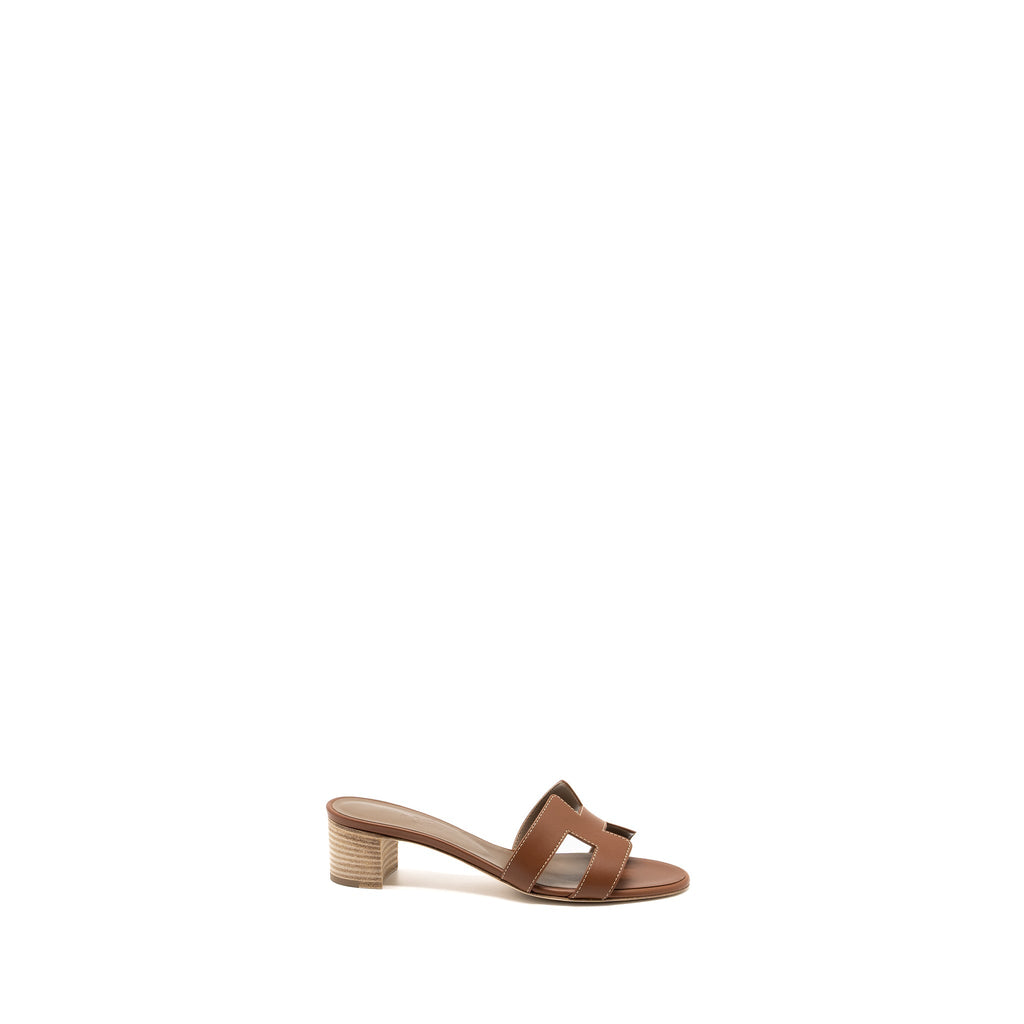 HERMES OASIS SANDAL CALFSKIN GOLD