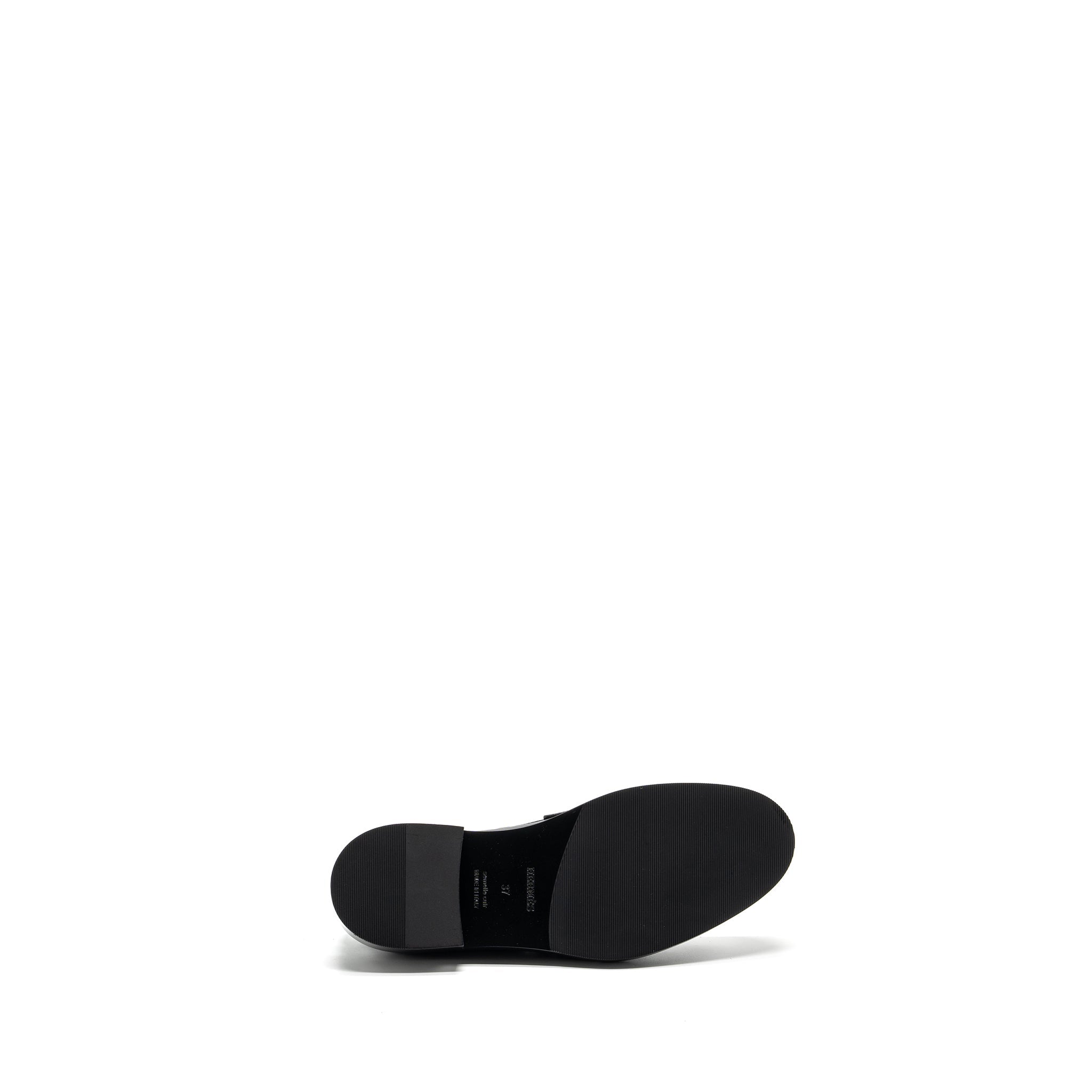HERMES HOT MOCCASINS CALFSKIN BLACK SHW