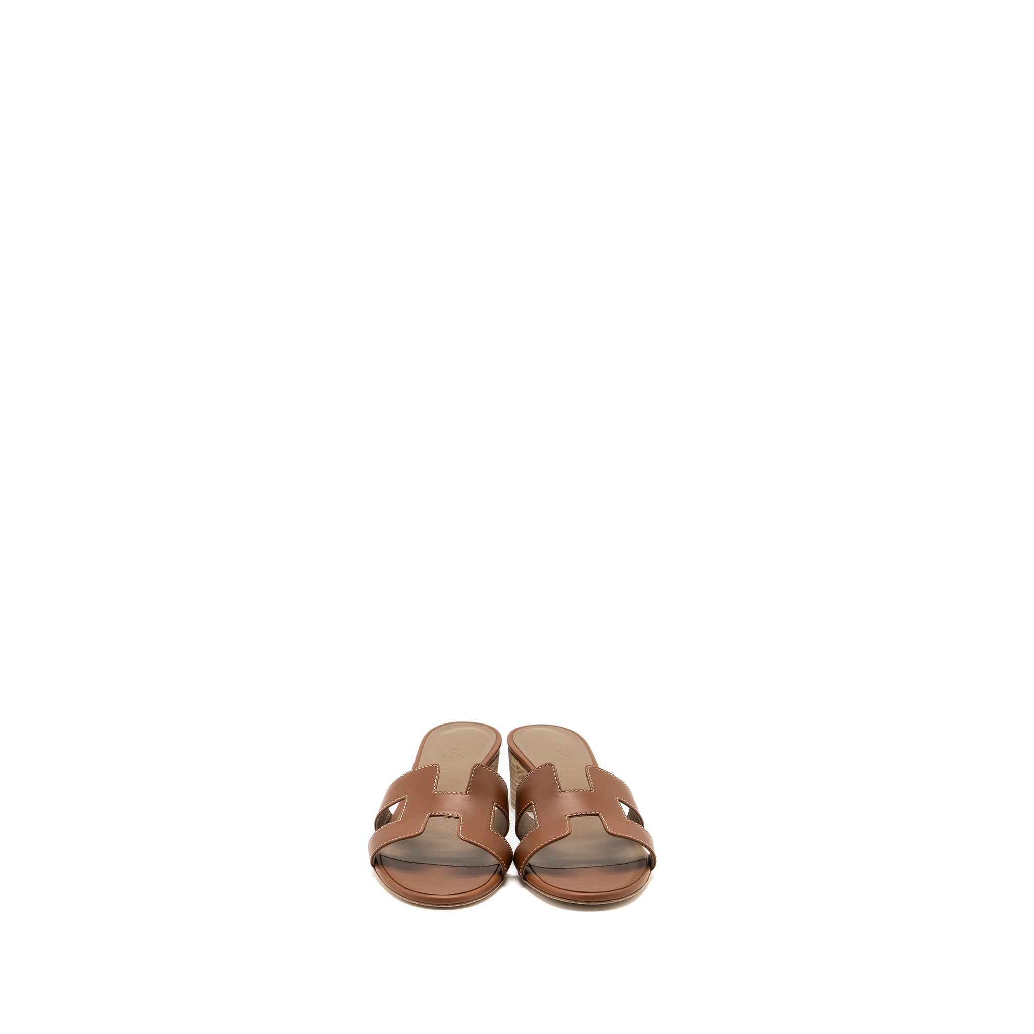 HERMES OASIS SANDAL CALFSKIN GOLD