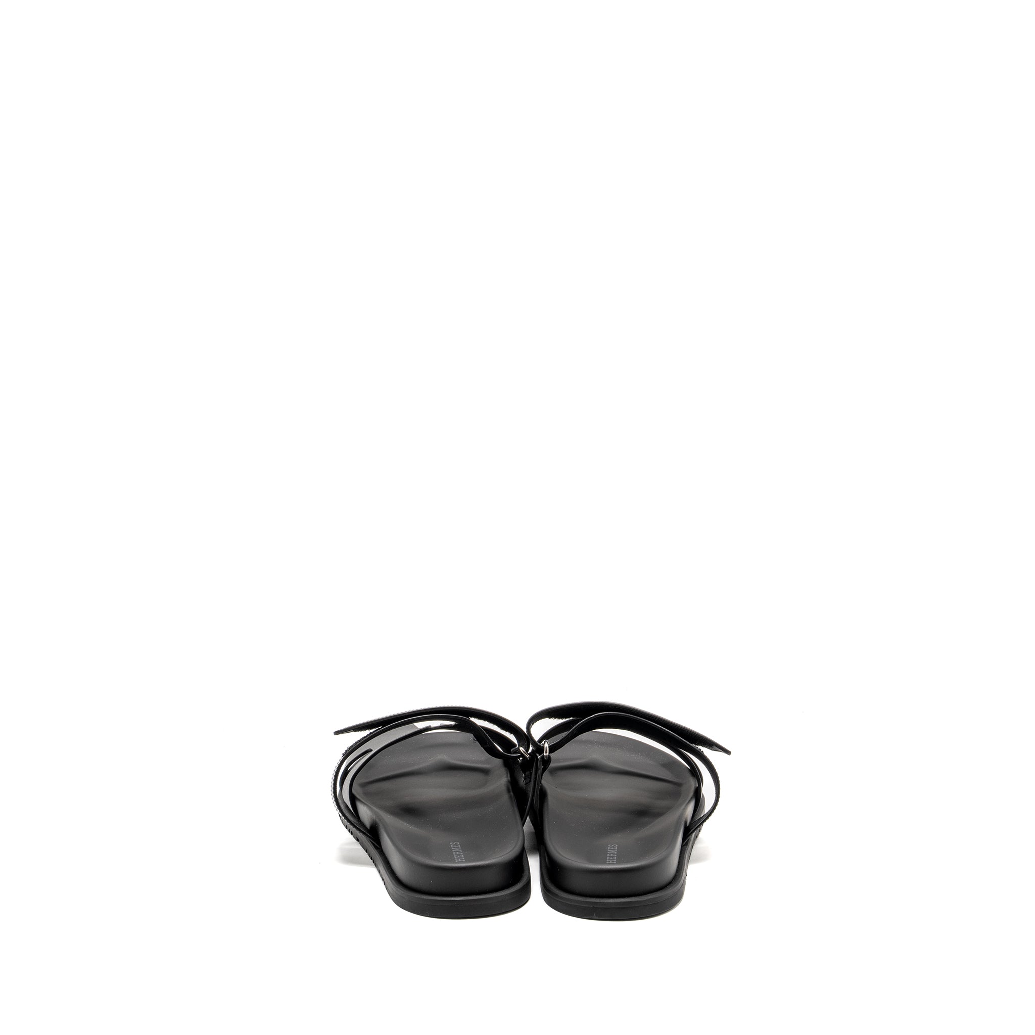 HERMES HOMME CHYPRE SANDALS BLACK
