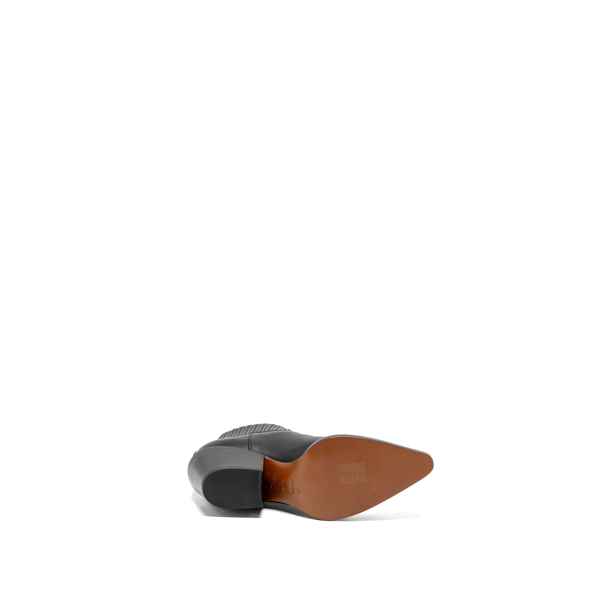 DIOR L.A HEELED ANKLE BOOTS BLACK