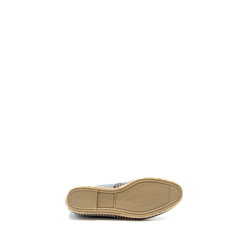 LOEWE ESPADRILLES/ LEATHER BLUE/ MULTICOLOUR