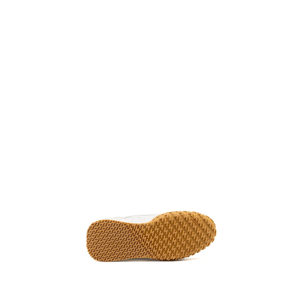 HERMES JET SNEAKER NAPPA/SUEDE GOATSKIN BLANC