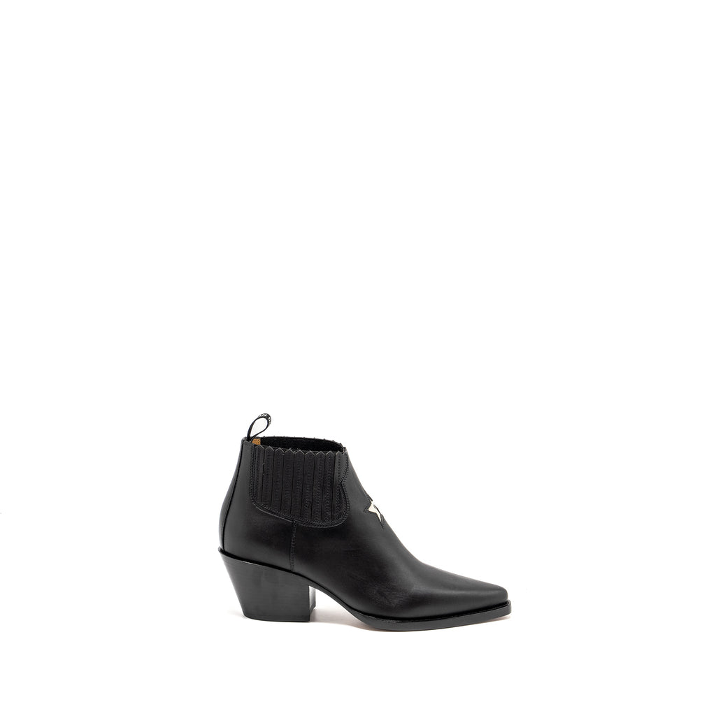 DIOR L.A HEELED ANKLE BOOTS BLACK
